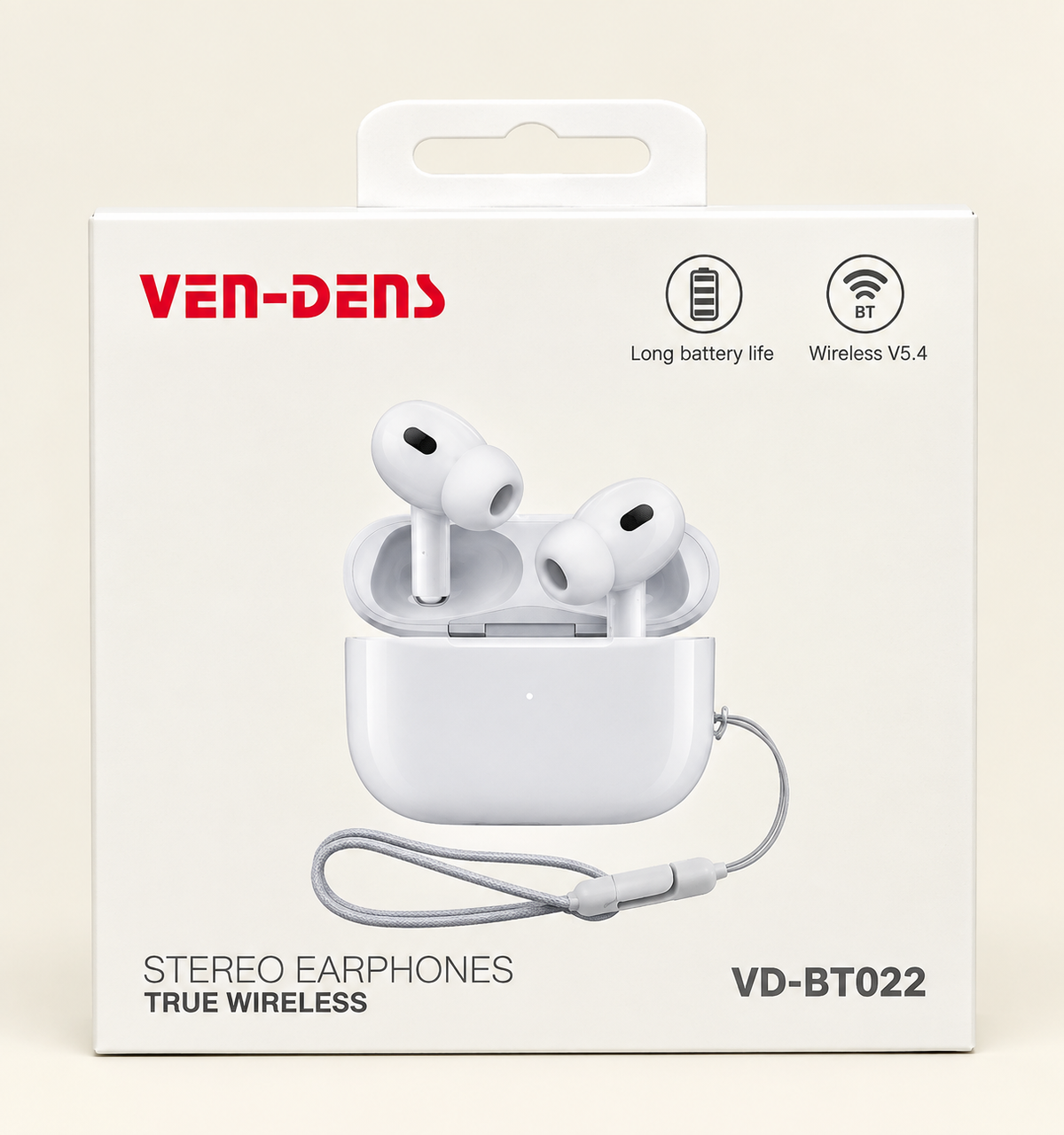 Ven-Dens Stereo Earphones - VD-BT022 Wireless Earbuds